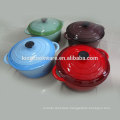 enamel coating cast iron cookware set